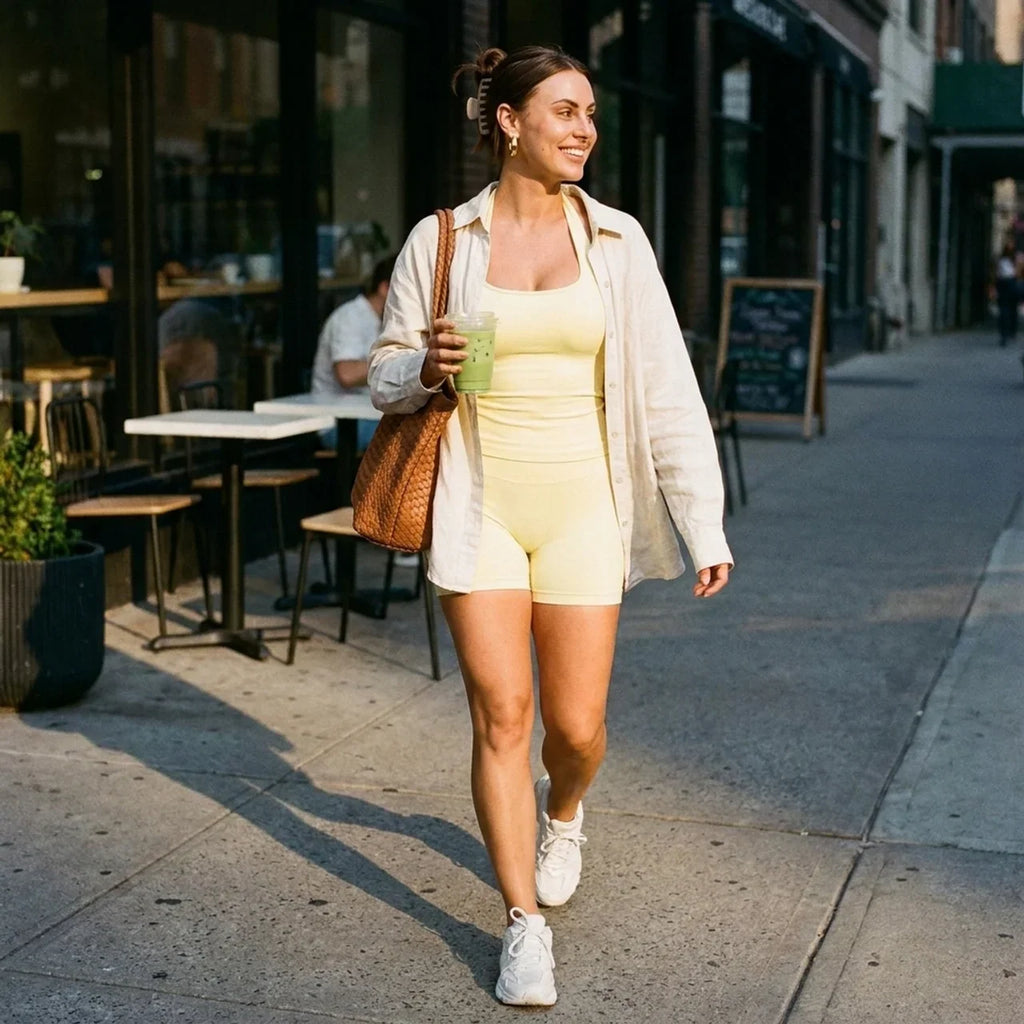 Snugsy™ Halter Top & Sports Shorts Set